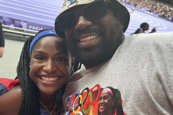 AFSCME member is the proud father of a gold-medal-winning Olympian