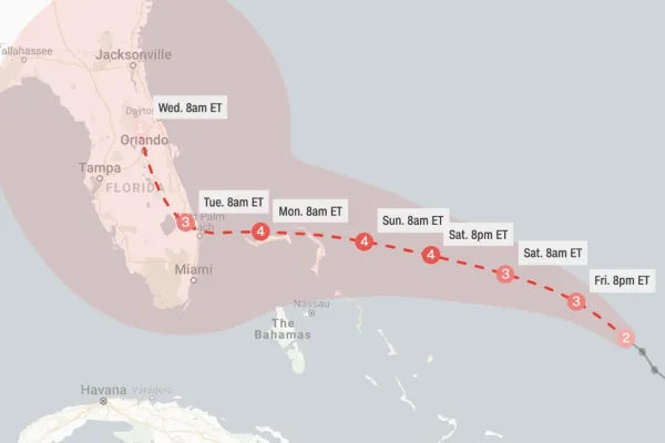 Hurricane Dorian Track