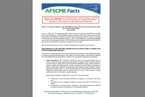 recovery funds rules