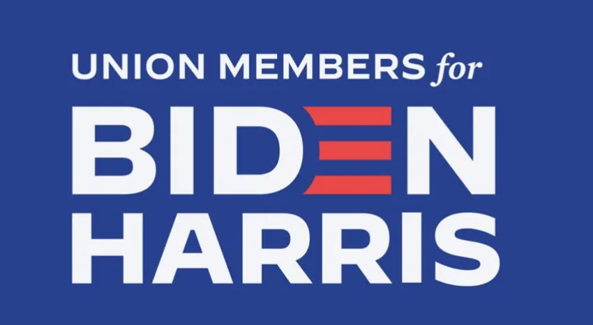 Union members for Biden